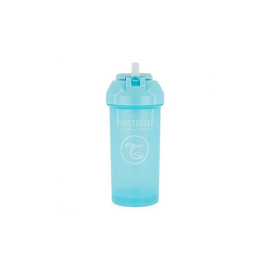TWISTSHAKE STRAW CUP 360ML BLAU