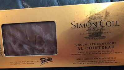 TURRON SIMON CHOCO.LECHE COINTREAU 250G