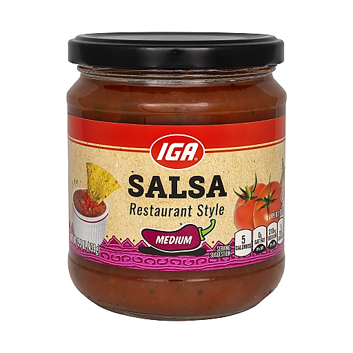 Medium Restaurant Style Salsa, Medium Restaurant Style