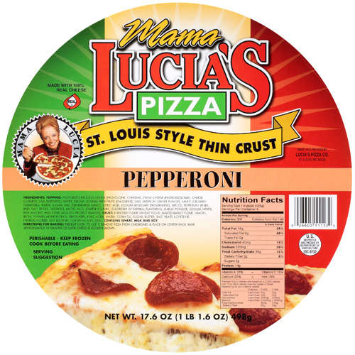 Thin Crust Pepperoni Pizza, Pepperoni