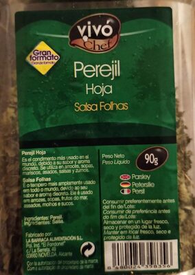 PEREJIL HOJA V.CHEF BOTE 90 GR