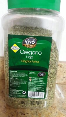 OREGANO HOJA VIVO CHEF BOTE 130 GR