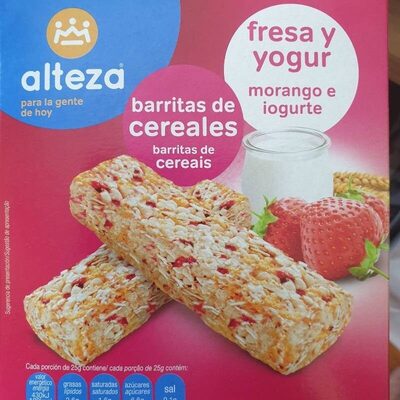 BARRITAS CERE.ALTEZA FRESA-YOGUR 150 P-6