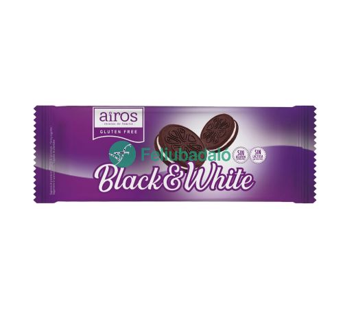 GALLETA BLACK&WHITE S/GLUTEN AIROS 300G