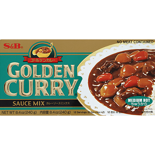 Golden Curry, Sauce Mix, Medium Hot, Medium Hot