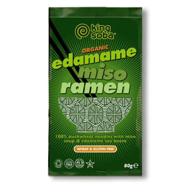 King Soba Organic Edamame Miso Ramen