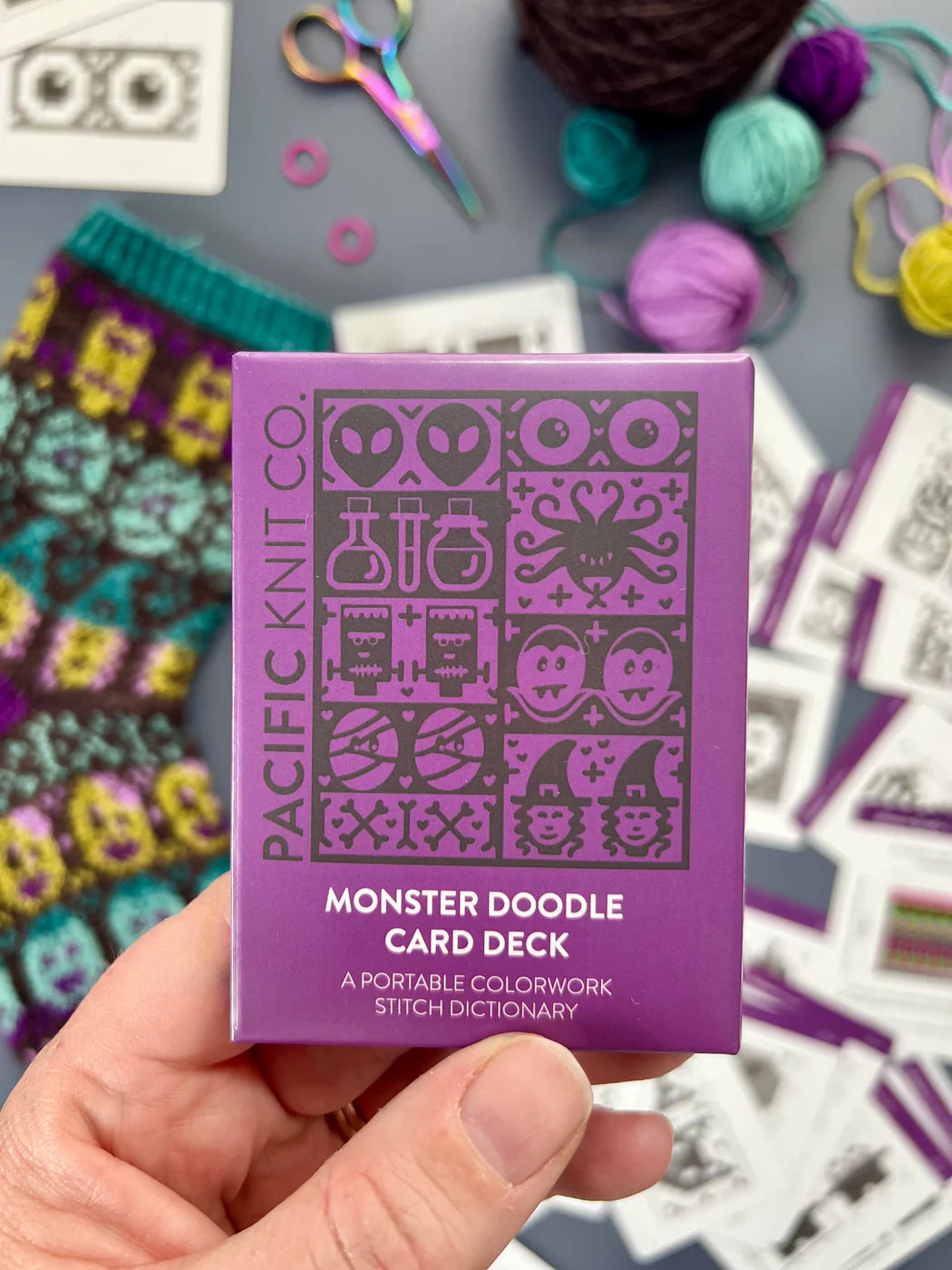 Pacific Knit Co Doodle Card Deck – Monster