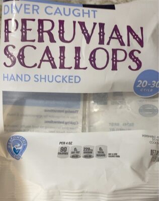 Diver Caught Peruvian Scallops