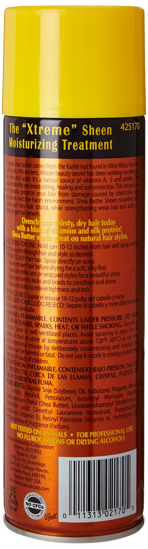 Photo of Fantasia IC Shea Butter Sheen Spray 14 Oz. Bonus