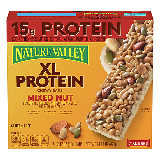 Photo of Nature Valley Protein Bars, Mixed Nut, Chewy, XL