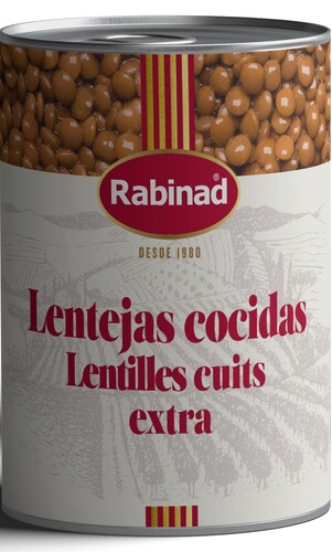 LENTEJA RABINAD LATA 780 G