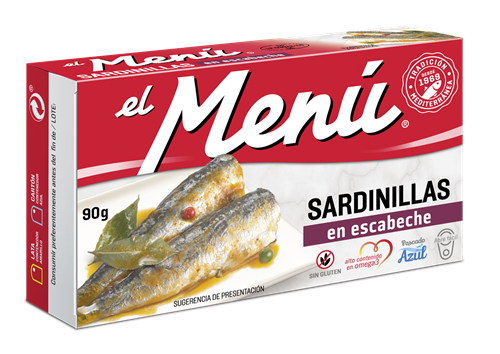 SARDINILLA EL MENU ESCABECHE RR-90