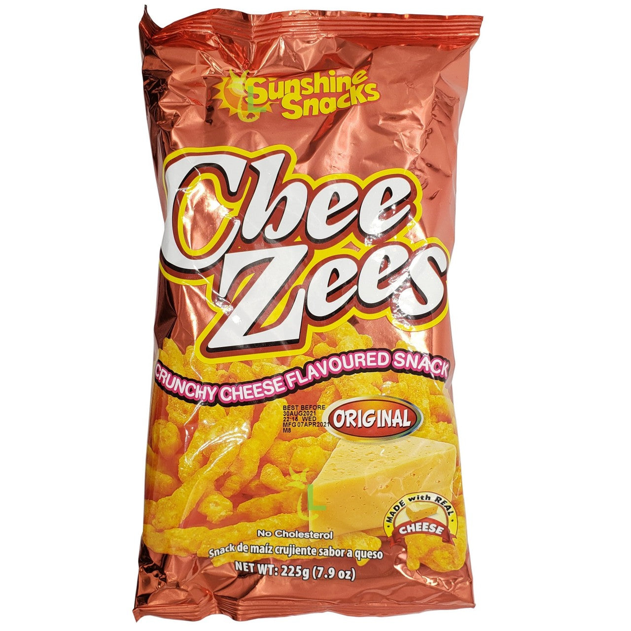 Chee Xees Sunshine Snacks Chee Zees 8 225 G — UPC 40032123582 — Go-UPC