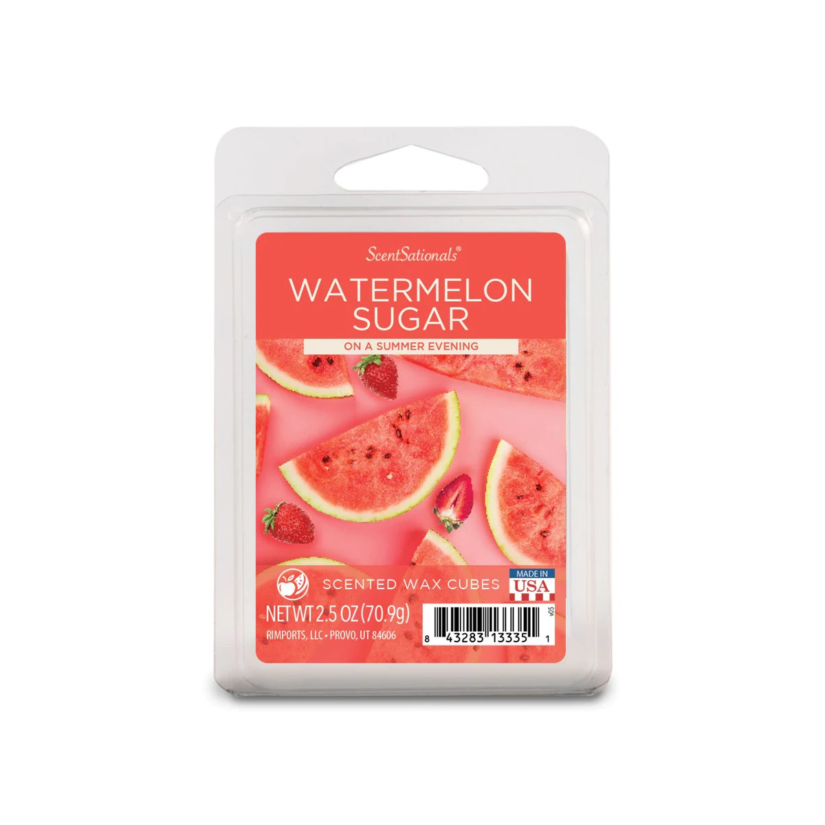Scentsationals Watermelon Sugar Scented Wax Melts 2.5 Oz