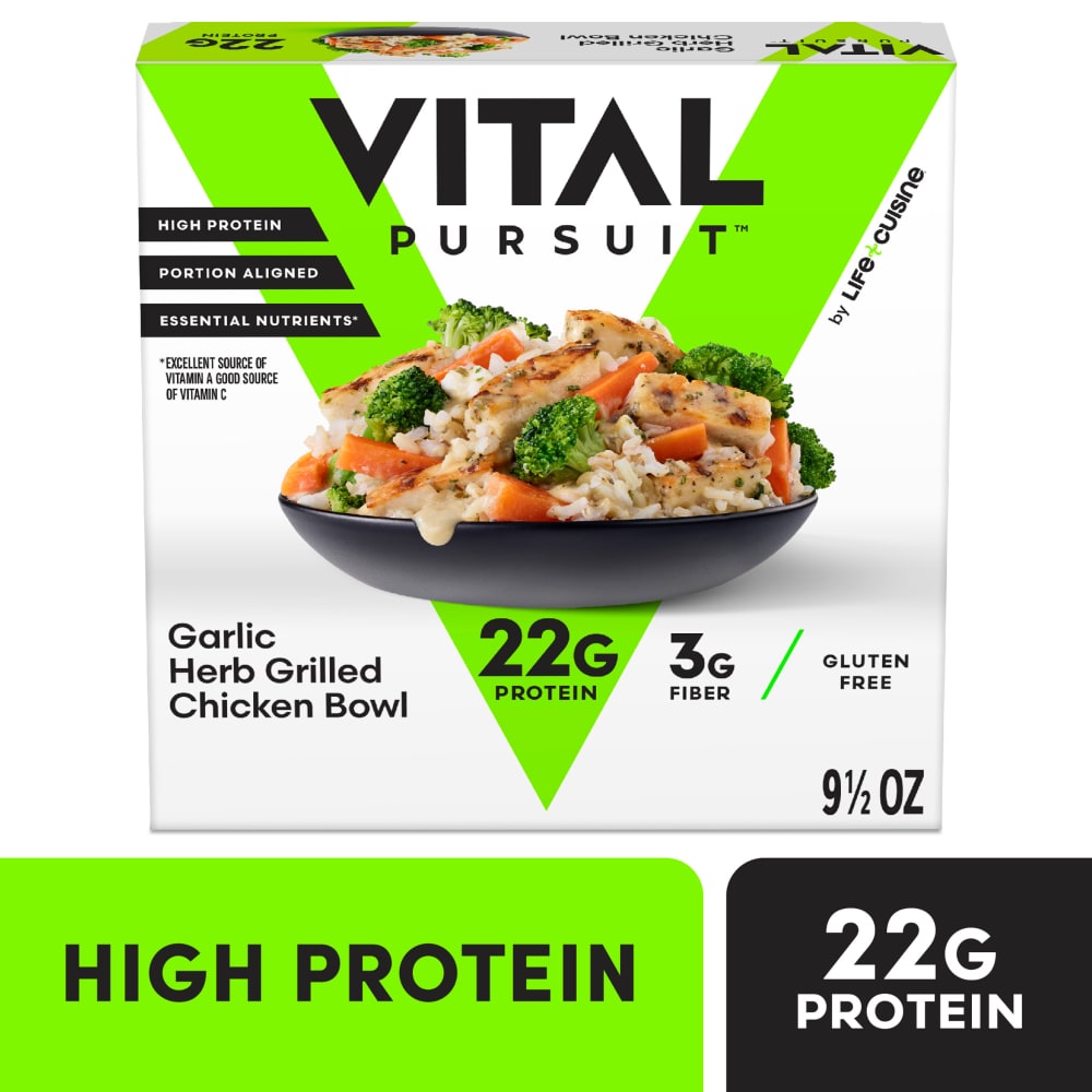 Vital Pursuit by Life Cuisine Garlic Herb Grilled Chicken Bowl 9.5Oz