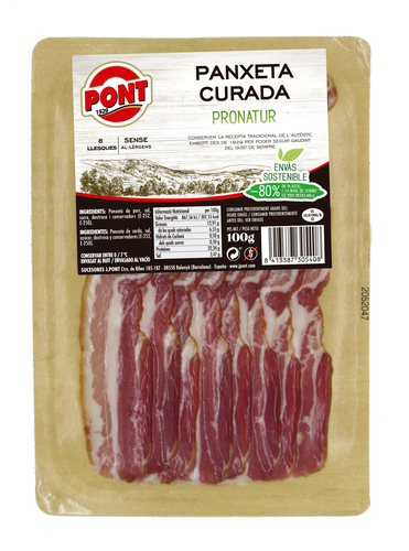 PANCETA CURADA SOBRE PONT 100 G
