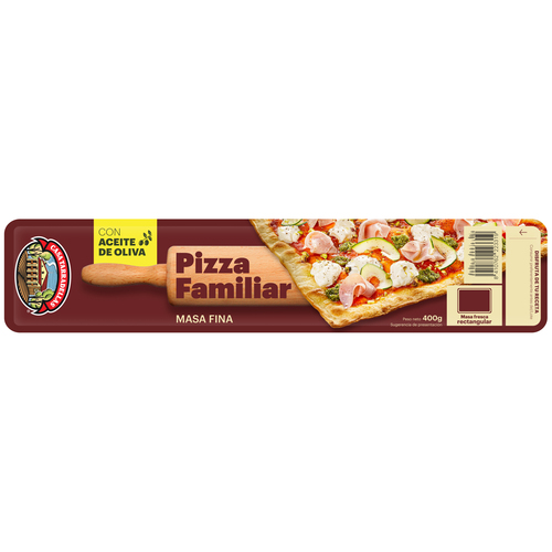 BASE PIZZA FAMILIAR TARRADELLAS 400 G