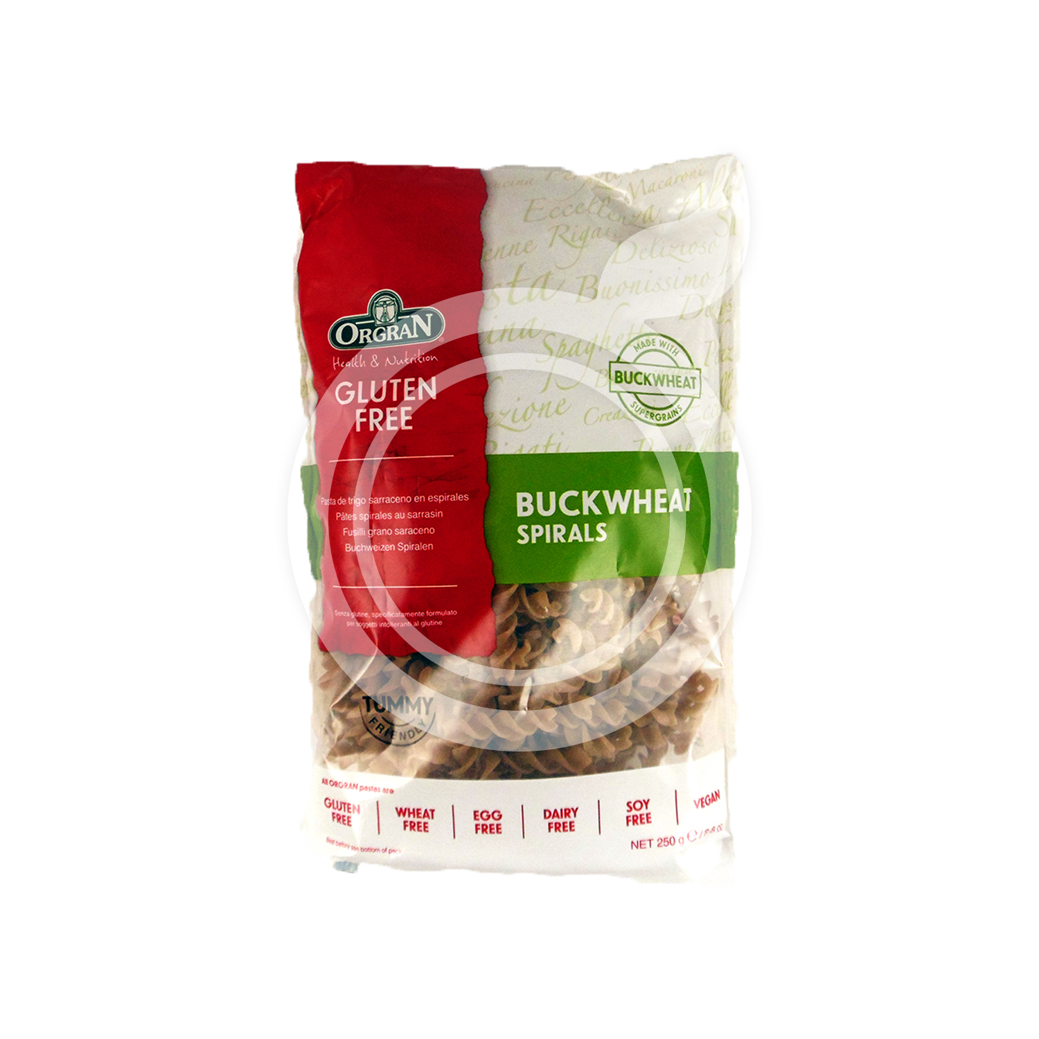 Buckwheat Spirals Pasta