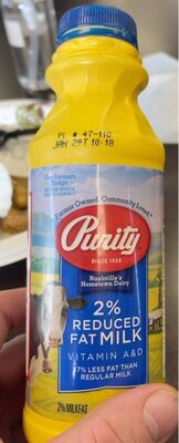 2% Reduced Fat Milk