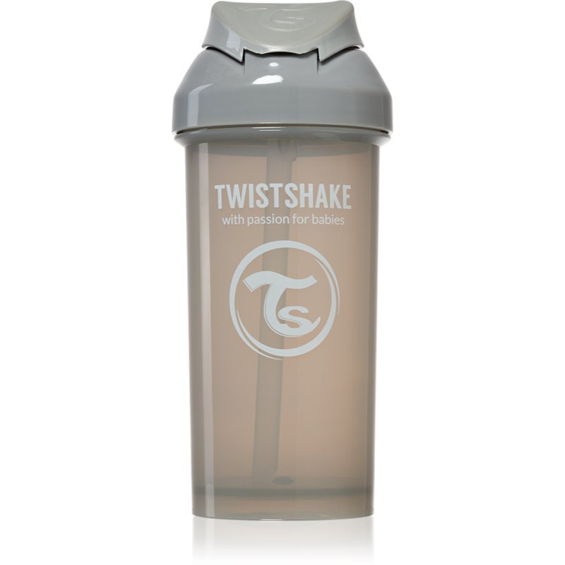 TWISTSHAKE STRAW CUP 360ML GRIS