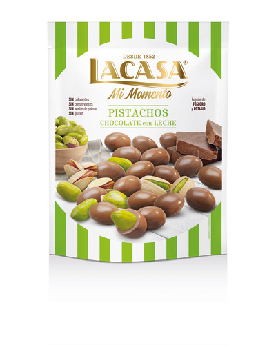PISTACHO CHOCO-LECHE LACASA 100 GR
