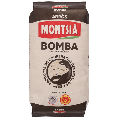 ARROZ BOMBA EXTRA MONTSIA 1 KG