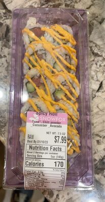 Spicy Roll - Tuna*, Chile Powder_Cucumber_Advocado