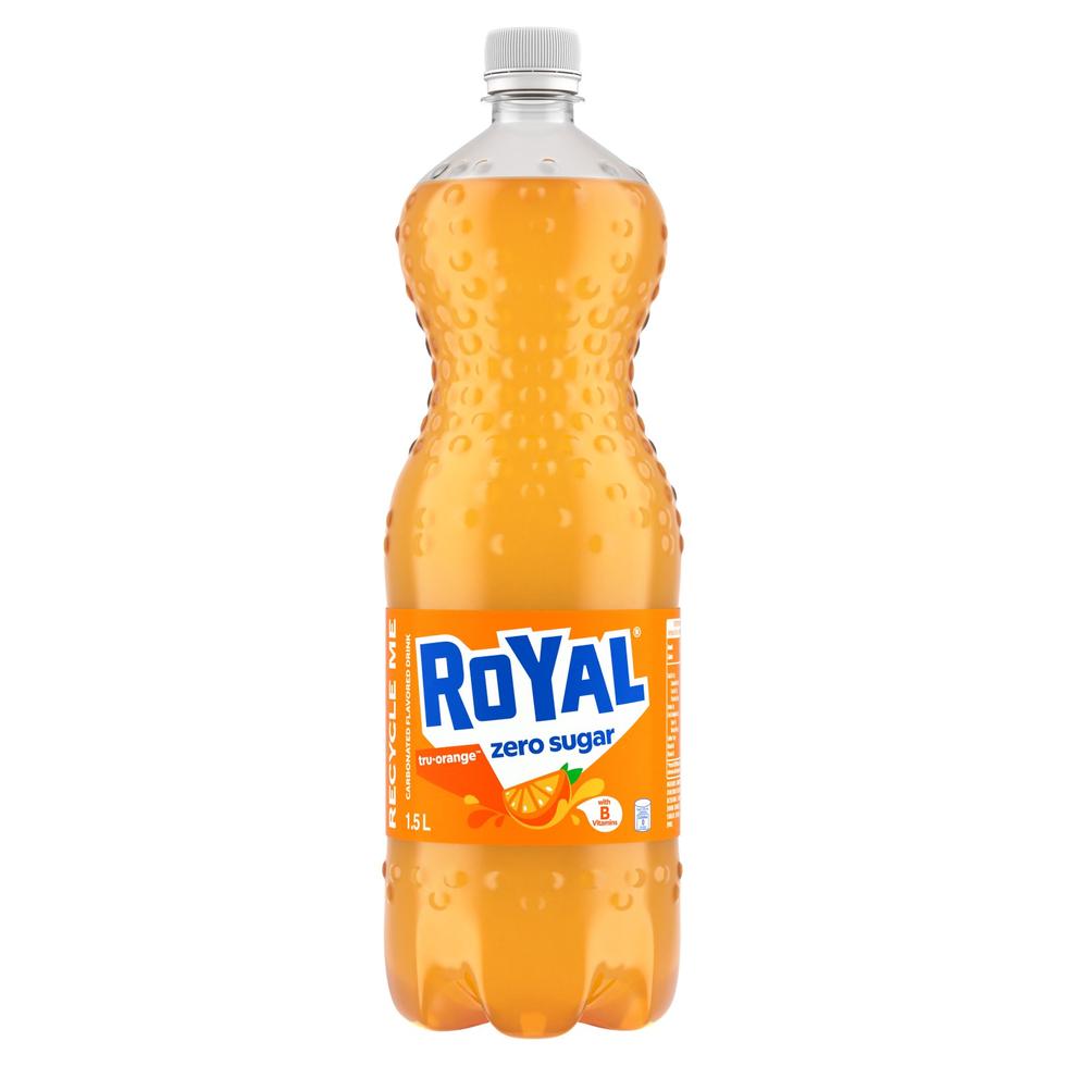 Royal Royal Tru Orange Zero Sugar 1.5l Carbonated Drinks