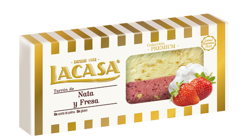 TURRON PRALINE NATA-FRESA LACASA 250 GR