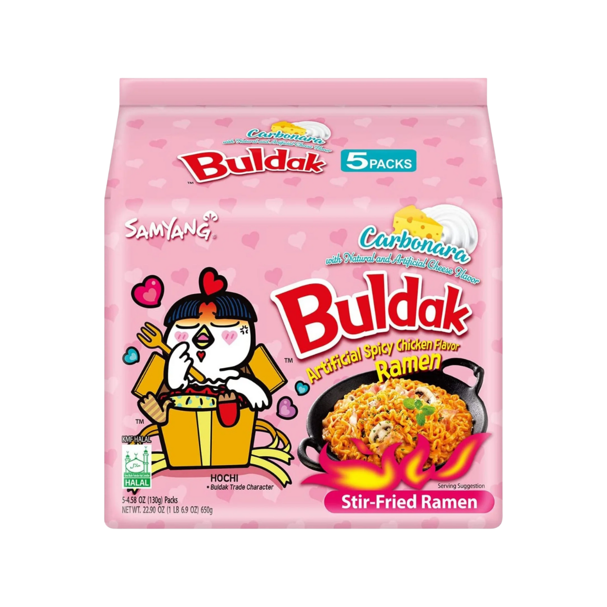 Carbonara Buldak Hot Chicken Flavor Ramen