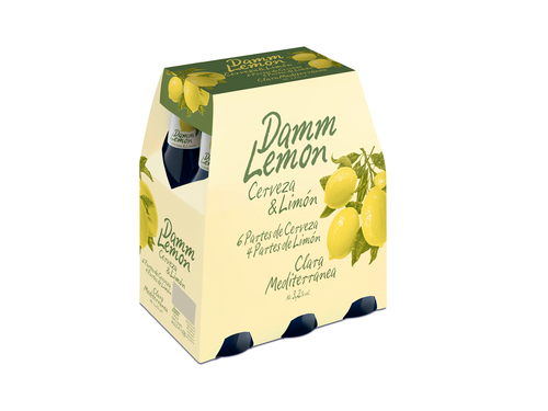 CERVEZA DAMM LEMON BOTELLIN 25CL P-6