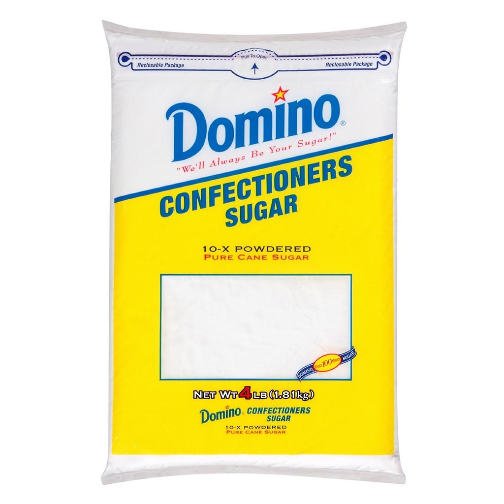 Domino Confectioners Sugar, Pure Cane 10-x Powdered — UPC 49200051955 ...