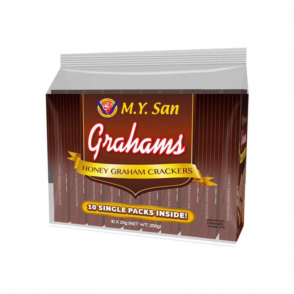 M.Y. San 1pack 10pcs 25g Honey Graham Crackers