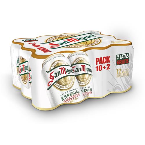CERVEZA SAN MIGUEL LATA 33 CL P-12