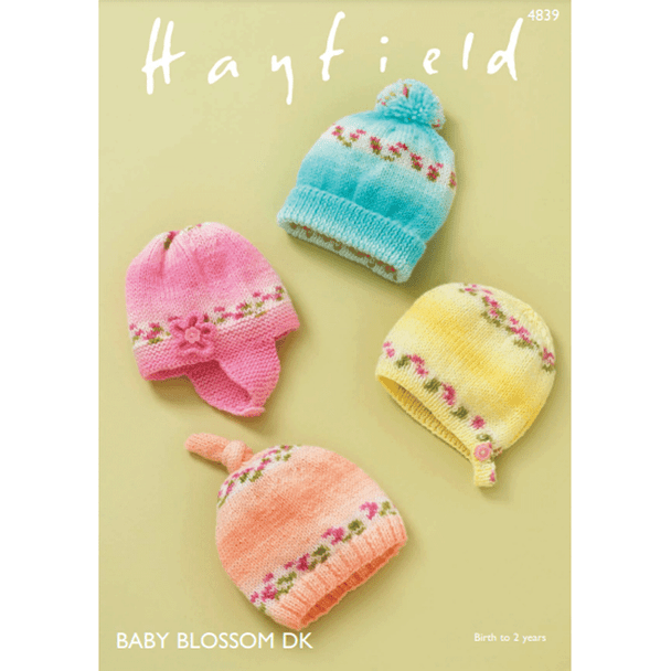 Sirdar Babies Hat, Knitting Pattern 4839