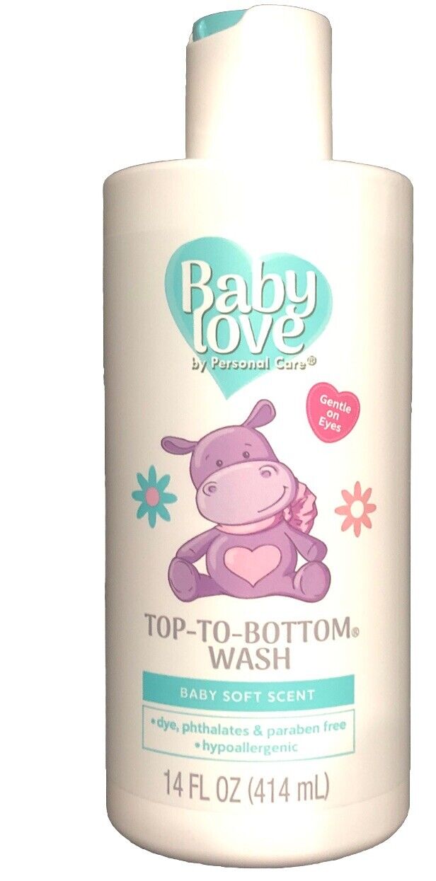 BABY LOVE TOP-TO-BOTTOM Baby Wash-Baby Soft Scent 14oz-New(See Below)-SHIP 24HR