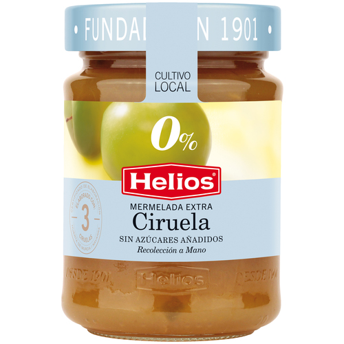 MERMELADA HELIOS DIET S/A CIRUELA 280G