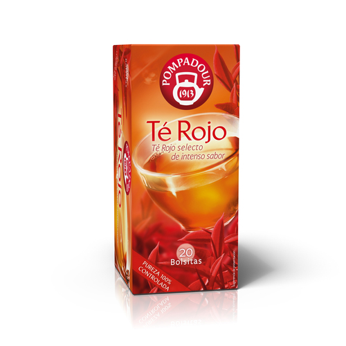 TE ROJO POMPADOUR 25 SOBRES
