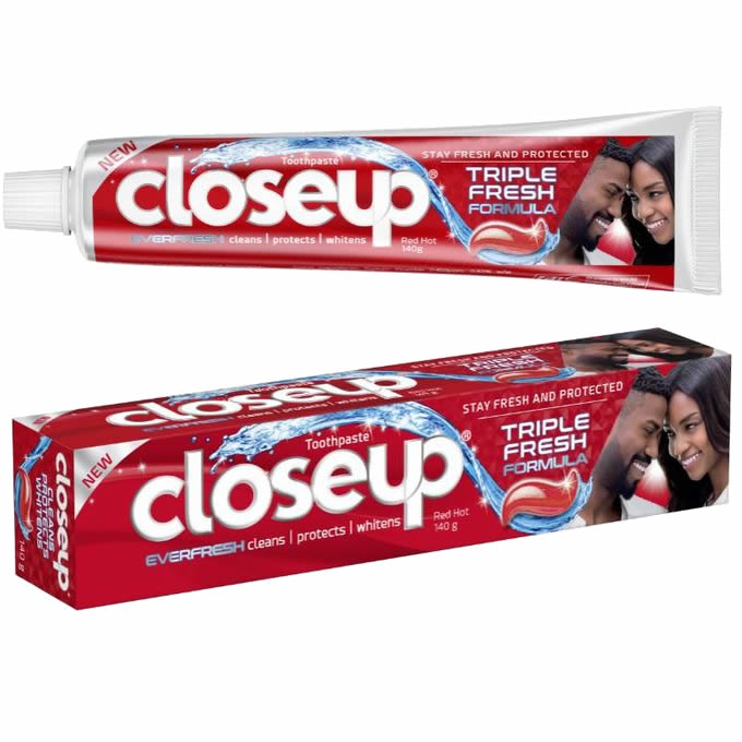 Unilever Closeup Zinc + Antibacterial Triple Fresh Formula Toothpaste - 130g