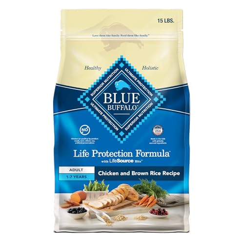 Photo of Blue Buffalo Adult Dog Chicken & Brown Rice 15 Lb