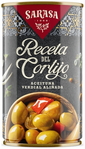 ACEITUNA 'RECETA CORTIJO' SARASA 350 G
