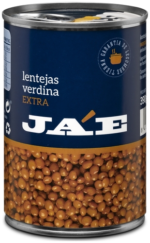 LENTEJA JA'E LATA 390 G