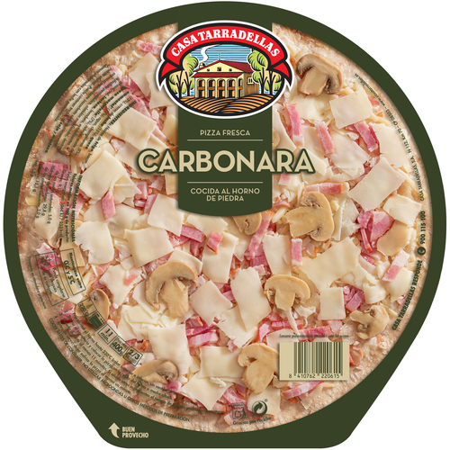 PIZZA TARRADELLAS CARBONARA 435G