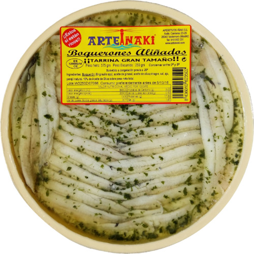 BOQUERON ARTEIÂ¥AKI AJO-PEREJIL 250 GR