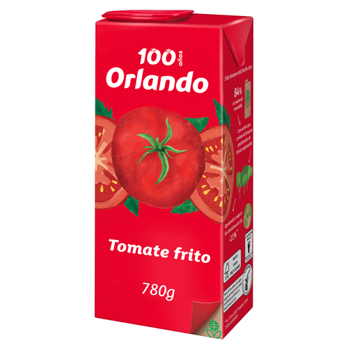 TOMATE FRITO ORLANDO BRIK 780 GR. F.A.
