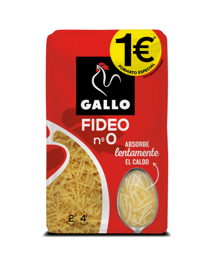 FIDEO N.0 GALLO 400G PVP 1Ã