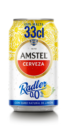 CERVEZA AMSTEL RADLER 0,0 LATA 33CL
