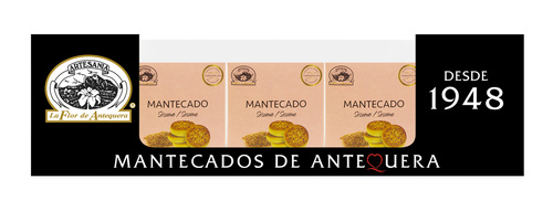 MANTECADO SESAMO ARTESANIA CAJA 190 G