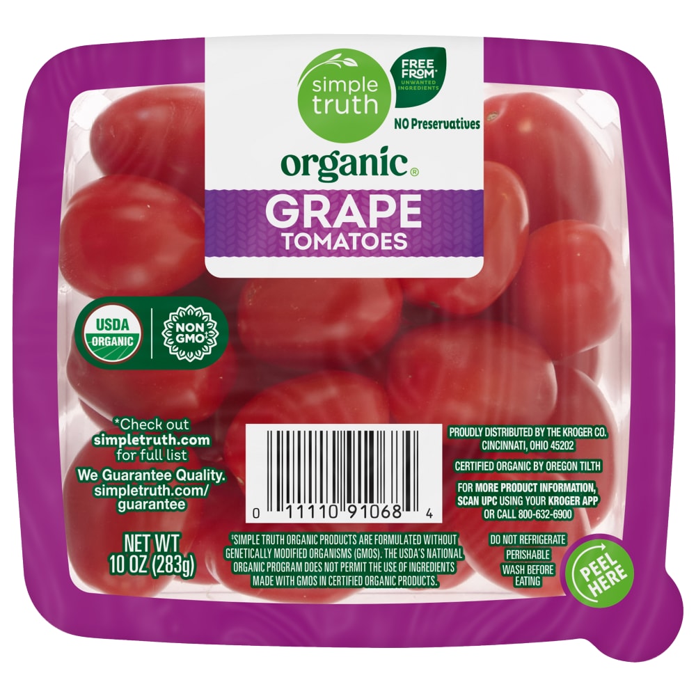 Simple Truth Organic Grape Snacking Tomatoes UPC 11110910684 Go UPC Simple truth organic grape snacking tomatoes upc 11110910684 go upc