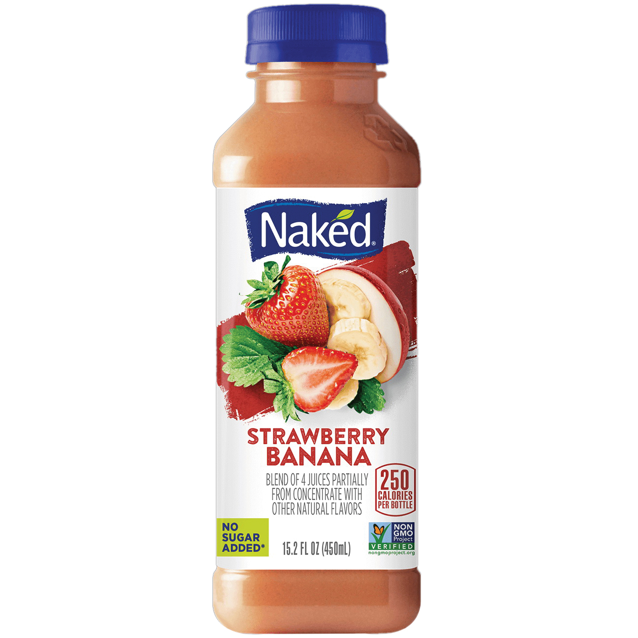 Naked Strawberry Banana Juice Smoothie - 15.2 Fl Oz